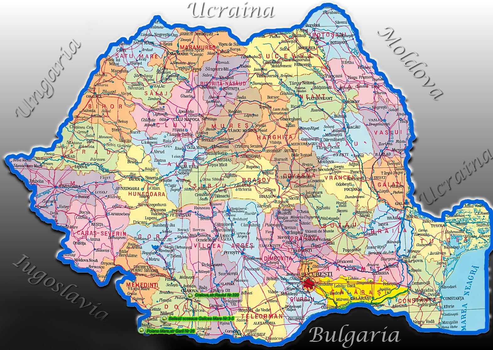 Harta României